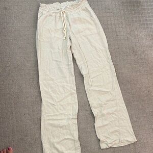 Beige Women's Swim Coverup Pants